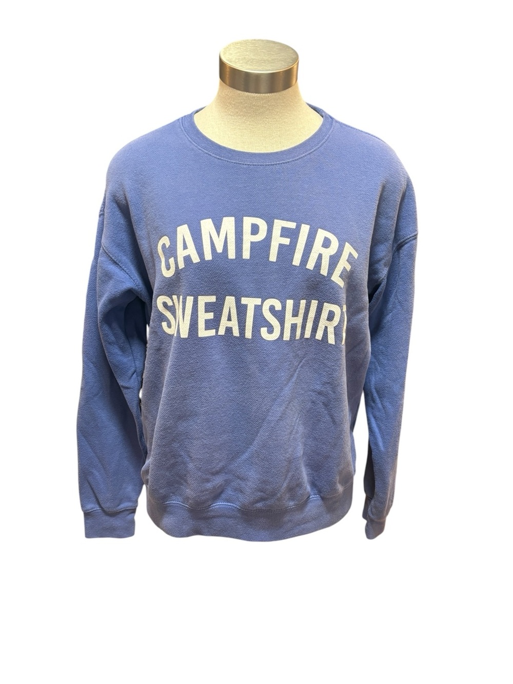 US Vintage Collection Blue Campfire Sweatshirt Graphic Crewneck Sz. S